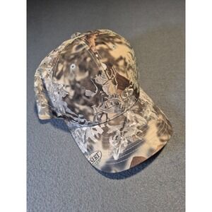 Kings Camo Hat Cap‎ Flexfit S/M Brown Camouflage Hunting Outdoors